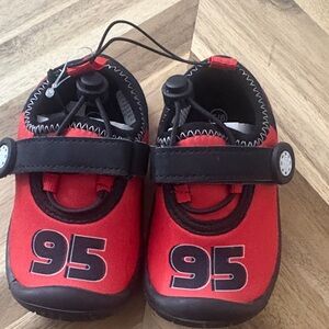Kids Red Sports Sandals with Number Design